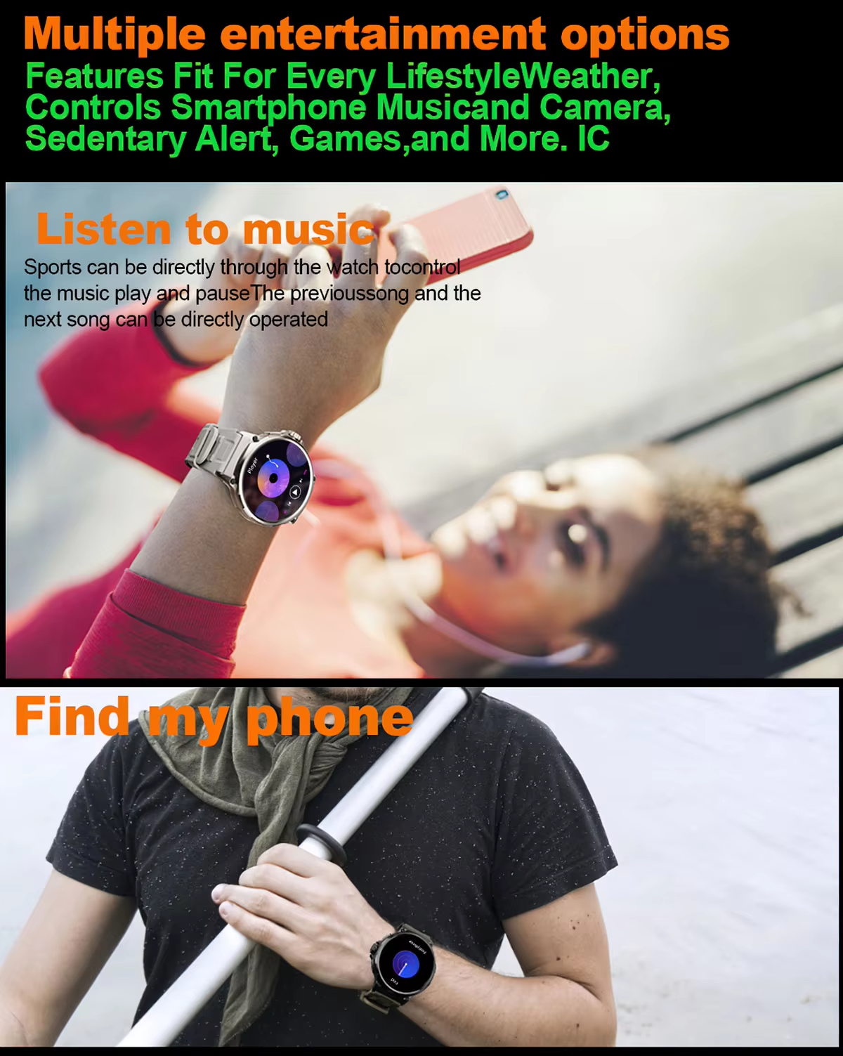 V69 Ultra HD Military Grade Smartwatch