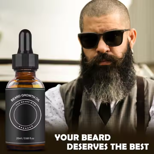 Beard Growth Oil for Men – Fast Nourishing Formula | 100% Natural & Organic