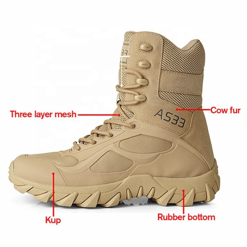 Outdoor Hiking Shoes – Microfiber Leather | Durable Rubber Outsole