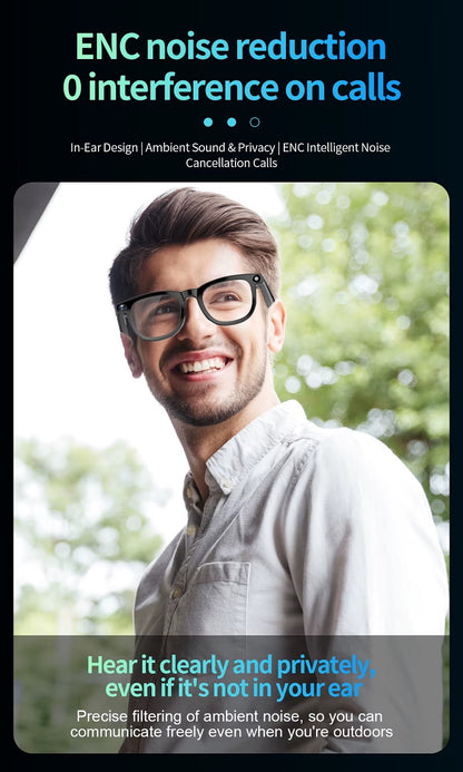 AI Smart Glasses with Video Camera & Real-Time Translation