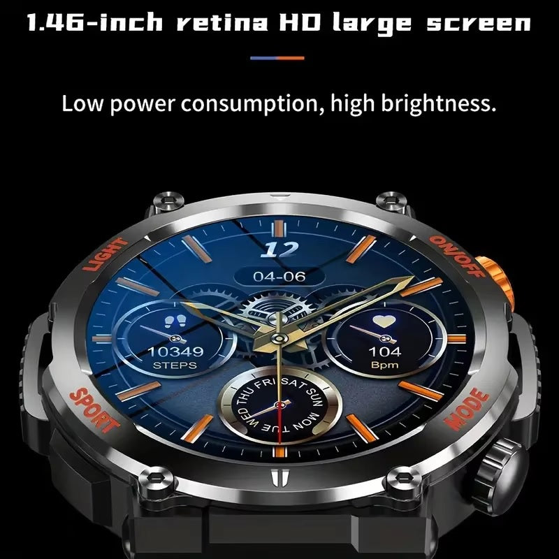 HT17 Smart Watch IP67 Waterproof Fitness Tracker – 1.46 Inch Full Touch Screen