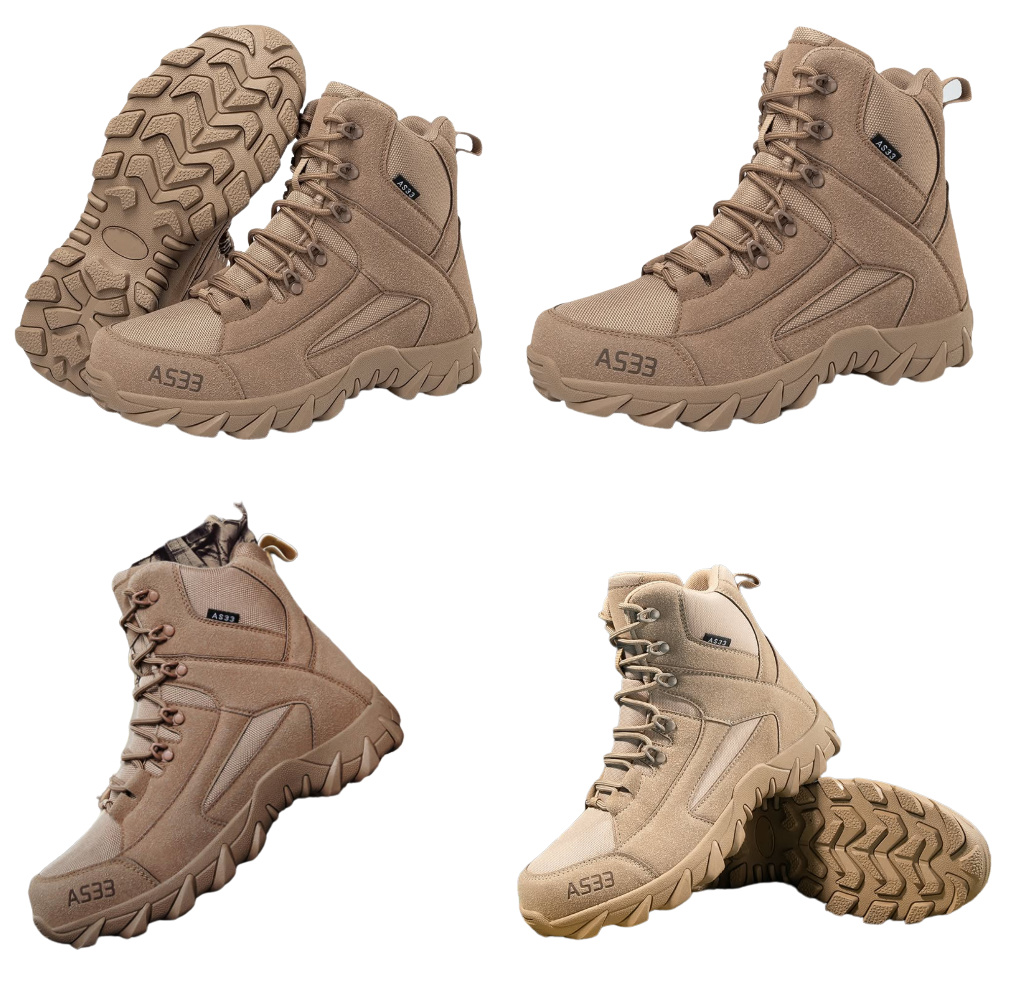A533 Men's Genuine Leather Steel Toe Hiking Boots