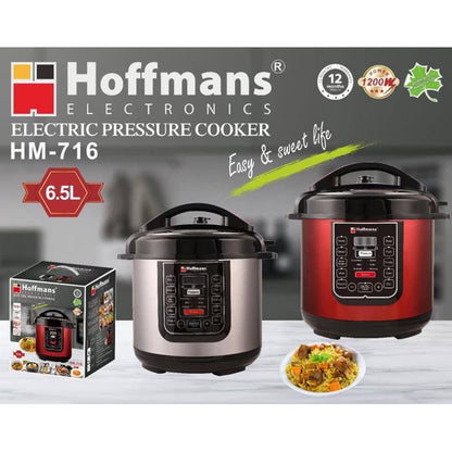 Hoffmans 14-in-1 Electric Pressure Cooker HM-716 – 6.5 Litres