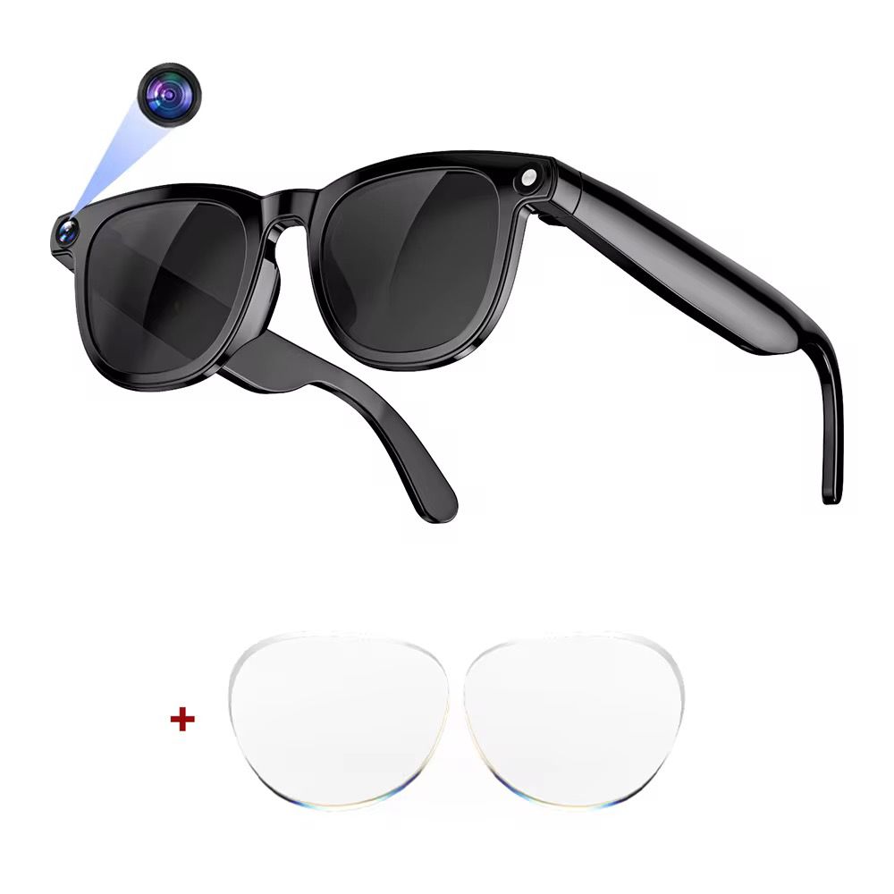 AI Smart Glasses with Video Camera & Real-Time Translation