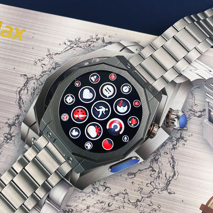 Z83 Max 1.52" Smartwatch | NFC | IP68 Waterproof | 3 Straps Included