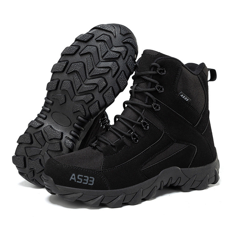 A533 Men's Multi-Terrain Tactical Work Boots – Slip-Resistant Outdoor Shoes