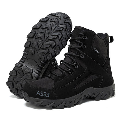 A533 Men's Multi-Terrain Tactical Work Boots – Slip-Resistant Outdoor Shoes