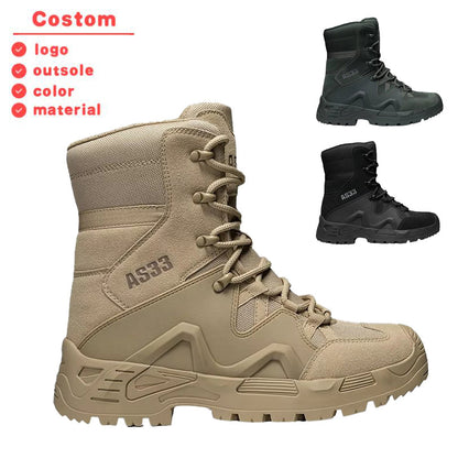 Men's Desert Cowhide Hiking Boots – Outdoor Trekking & Walking Ankle Shoes