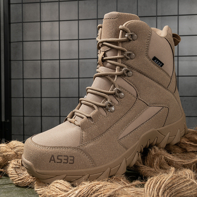 A533 Men's Genuine Leather Steel Toe Hiking Boots