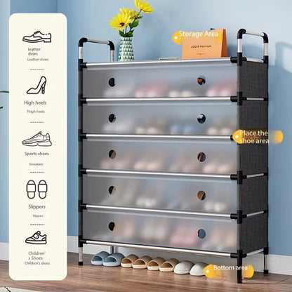 🏠 Modern Multi-Functional 5-Layer Corner Organizer Rack – Shoe, Coat & Towel Storage Stand