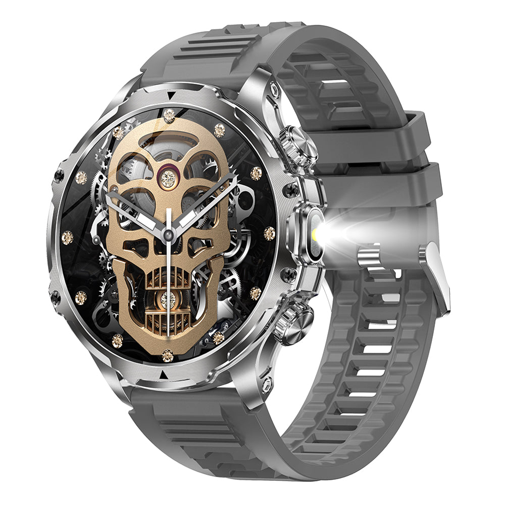 AK75 Military-Grade Smartwatch – With Earpods + Extra Strap