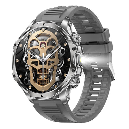 AK75 Military-Grade Smartwatch – With Earpods + Extra Strap