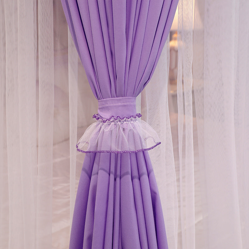 Palace Mosquito Net with Thickened Stainless Steel Frame | 3-Door Lace Bed Curtain