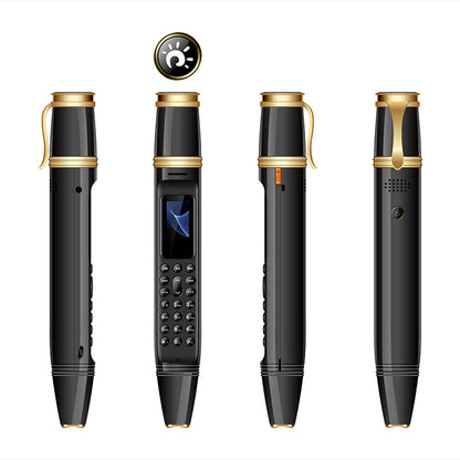 Hot Sale GSM Pen Phone with Dual SIM & Memory Card Slots