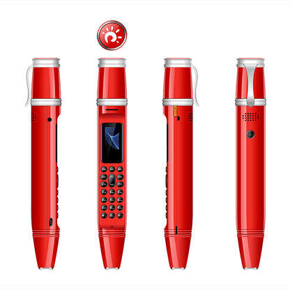Hot Sale GSM Pen Phone with Dual SIM & Memory Card Slots