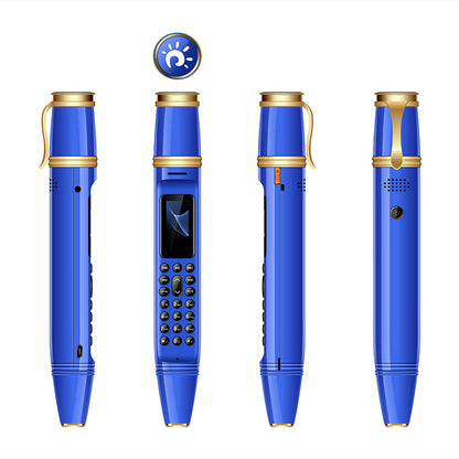 Hot Sale GSM Pen Phone with Dual SIM & Memory Card Slots