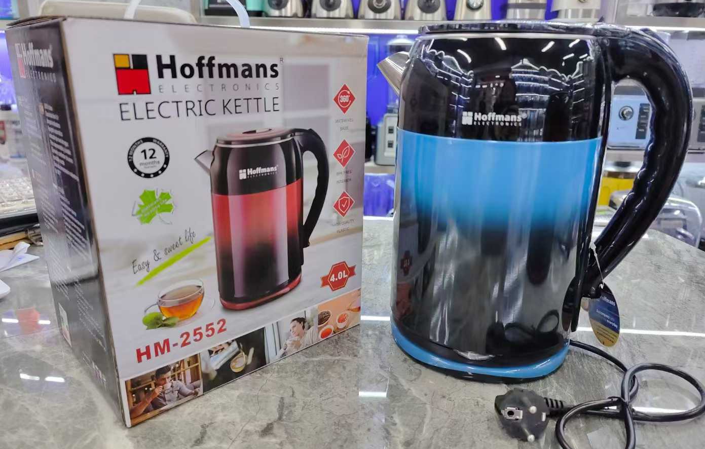 Hoffmans HM-2552 Fast Boil 4L Stainless Steel Electric Kettle – 2000W