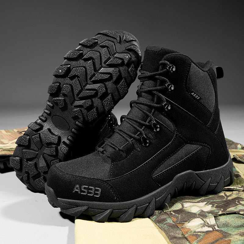 A533 Men's Multi-Terrain Tactical Work Boots – Slip-Resistant Outdoor Shoes