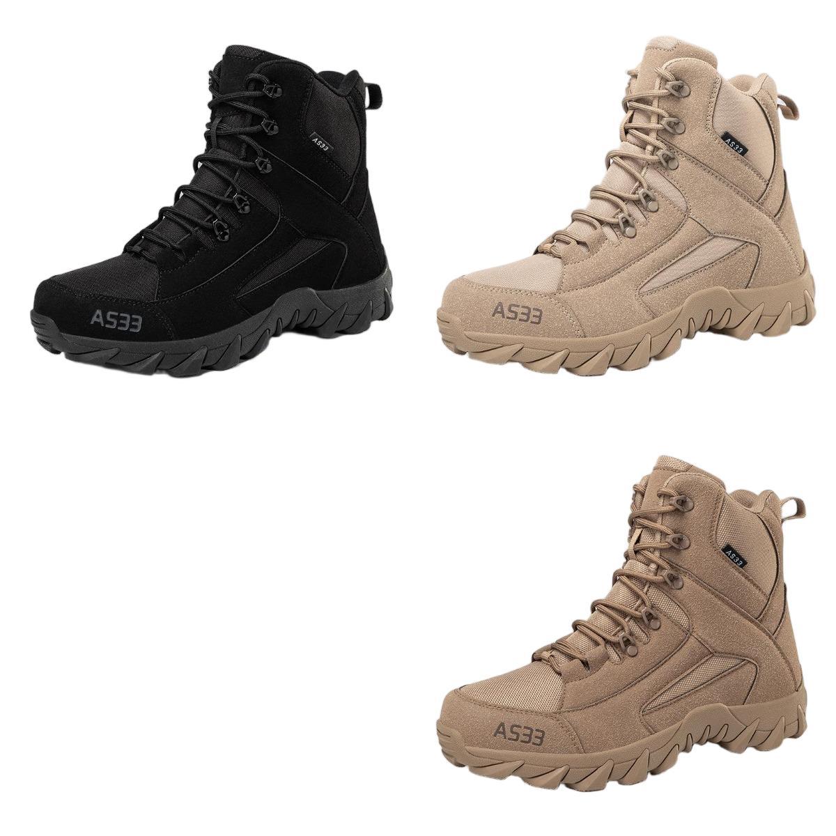 A533 Men's Multi-Terrain Tactical Work Boots – Slip-Resistant Outdoor Shoes