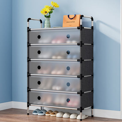 🏠 Modern Multi-Functional 5-Layer Corner Organizer Rack – Shoe, Coat & Towel Storage Stand