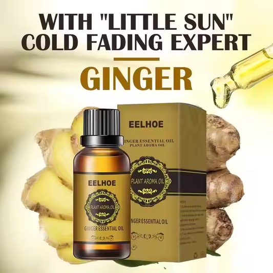 EELHOE Ginger Essential Oil – Slimming & Body Massage Oil