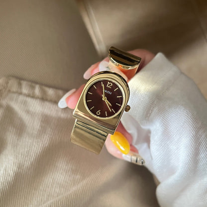 New Style Women's Open Bracelet Watch – Light Luxury Cuff Bangle