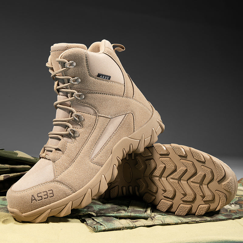 A533 Men's Genuine Leather Steel Toe Hiking Boots