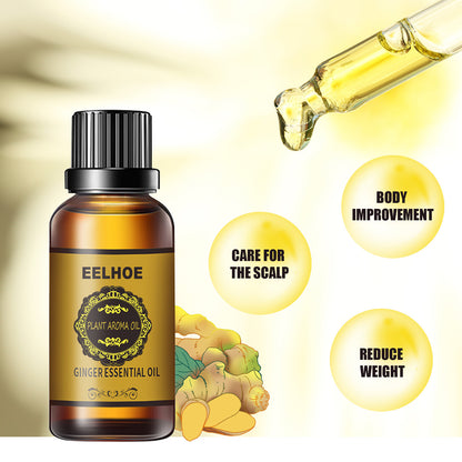 EELHOE Ginger Essential Oil – Slimming & Body Massage Oil