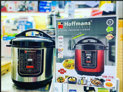 Hoffmans 14-in-1 Electric Pressure Cooker HM-716 – 6.5 Litres