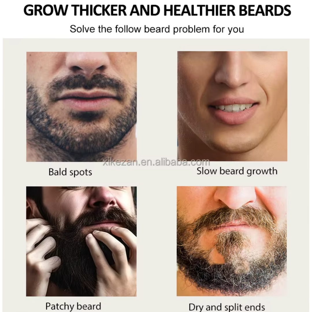 Beard Growth Oil for Men – Fast Nourishing Formula | 100% Natural & Organic