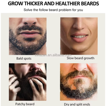 Beard Growth Oil for Men – Fast Nourishing Formula | 100% Natural & Organic