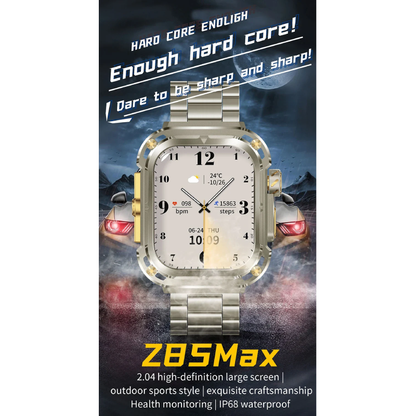 Z85 Max Smartwatch NFC Wireless Charging | IP68 Waterproof | 3 Straps  Included