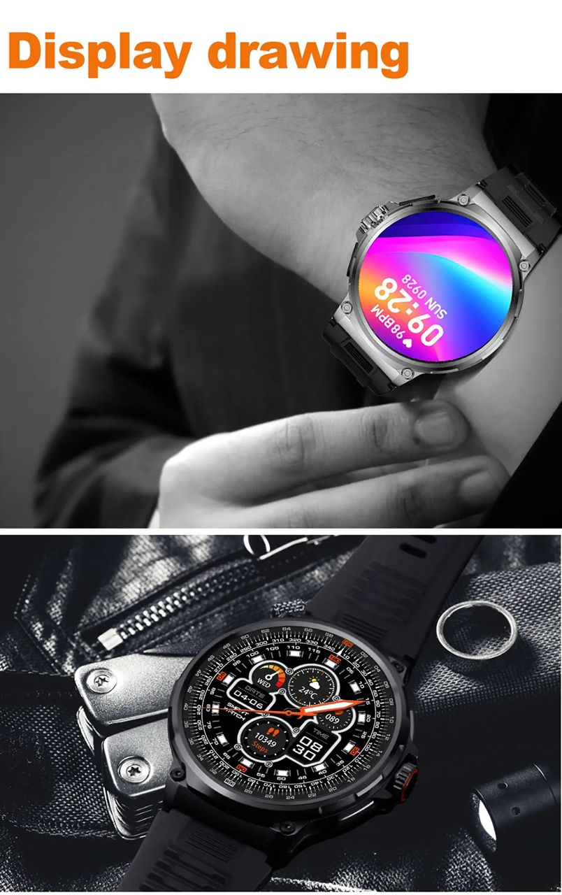 V69 Ultra HD Military Grade Smartwatch
