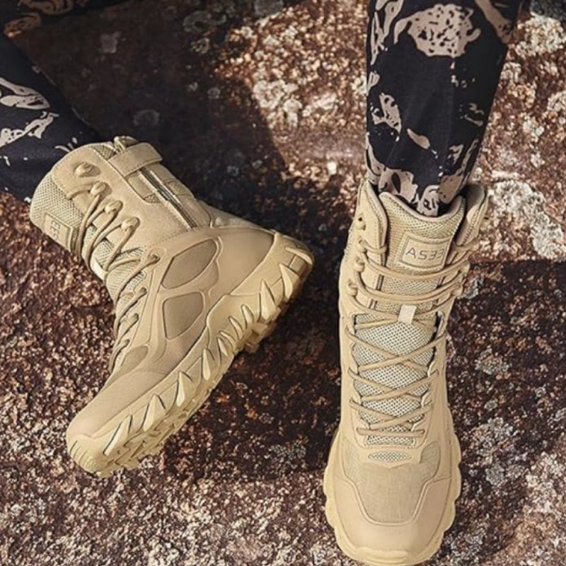 Outdoor Hiking Shoes – Microfiber Leather | Durable Rubber Outsole